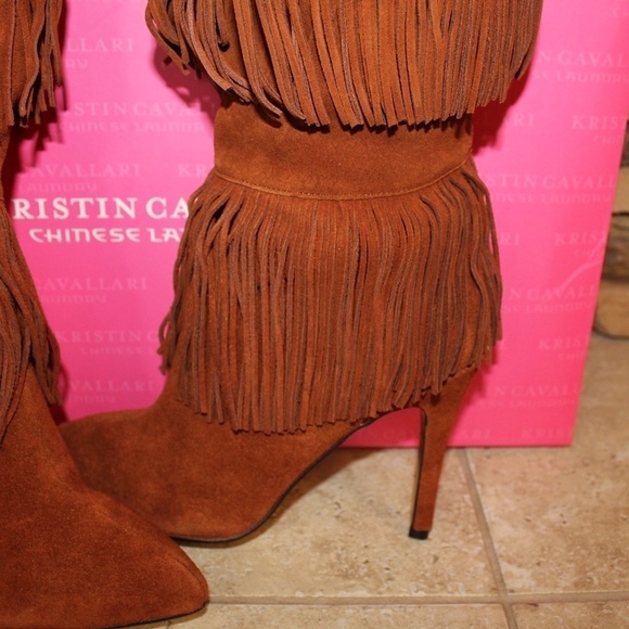 CHINESE LAUNDRY OVER THE KNEE SUEDE BOOTS - Picture 2 of 7